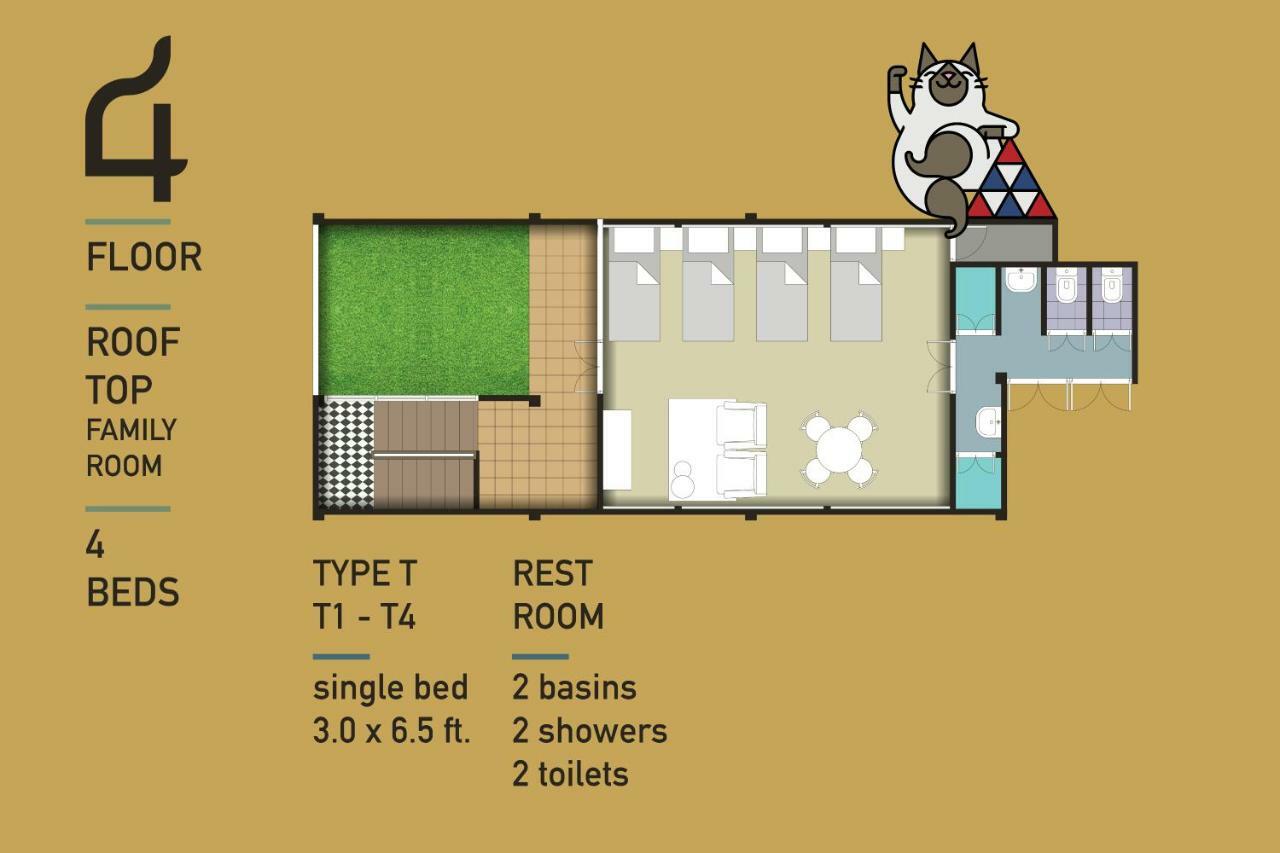 Siam Colors Hostel Bangkok Ngoại thất bức ảnh